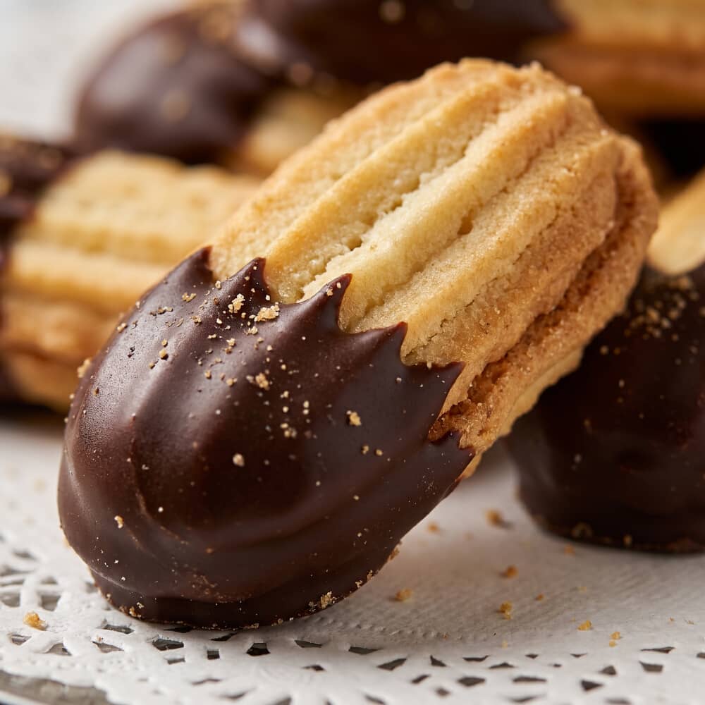 pastas de te a domicilio de La Mallorquina pasta con chocolate