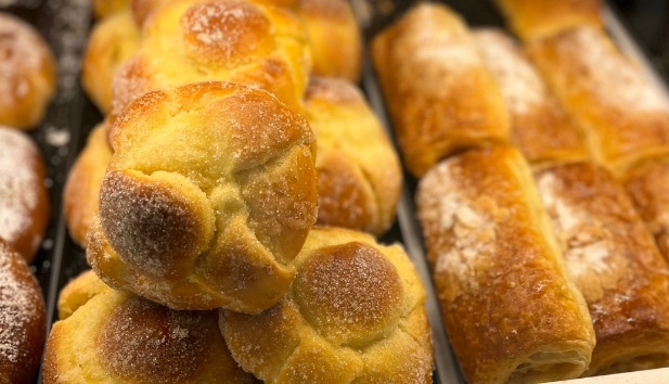pan de muerto mexicano en La Mallorquina